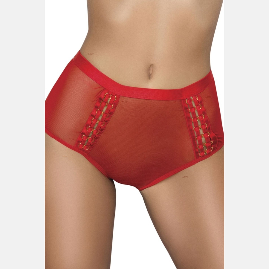 roter Gloria Knickers von MeSeduce Gold and I Collection
