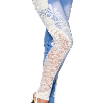 Jeans mit Spitze 36