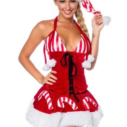 Weihnachts-Set mit Mütze XS-M