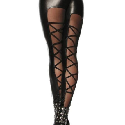 Wetlook-Leggings XS