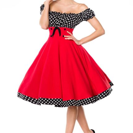 schulterfreies Swing-Kleid 3XL