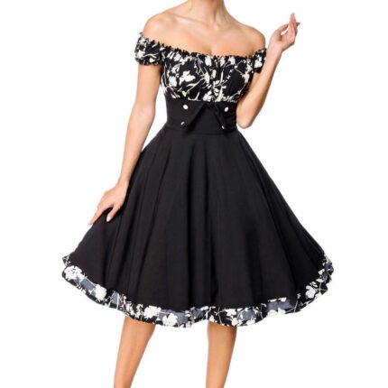 schulterfreies Swing-Kleid 2XL