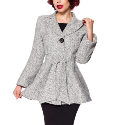 Belsira Premium Blazer-Jacke mit Gürtel 2XL