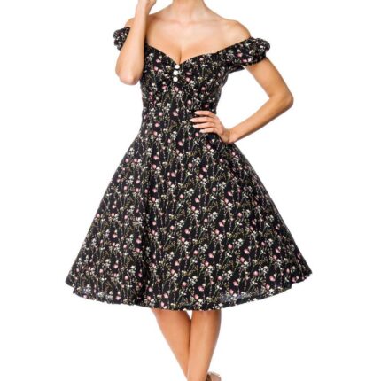 schulterfreies Kleid L