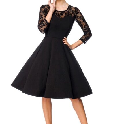 elegantes Spitzenkleid XL