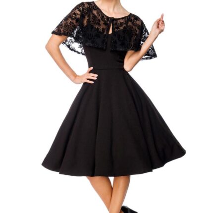 Retrokleid mit Cape XL