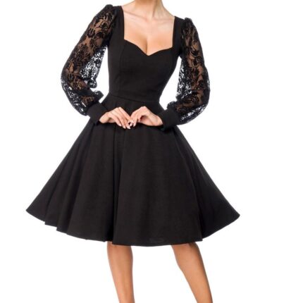 elegantes Kleid mit Spitzenärmel 3XL