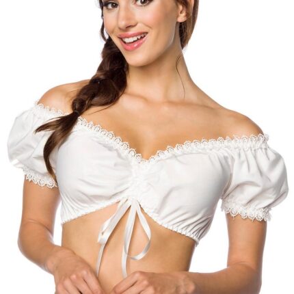 schulterfreie Dirndlbluse S