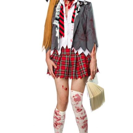 Zombiekostüm: Zombie Schoolgirl XL