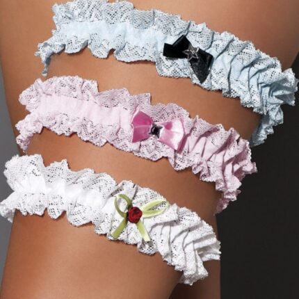 rosa Strumpfband M/1064 Iga L/XL von Andalea Dessous