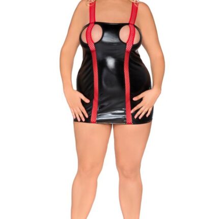 schwarzes Chemise SB/1016 38/40 Sexy Base