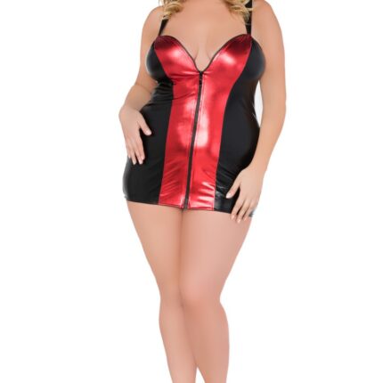 schwarz/rotes Chemise Z/5031 - 38/40