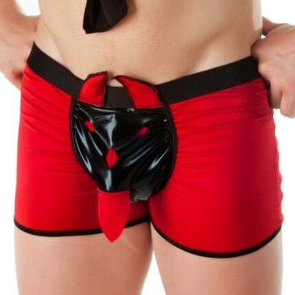 rot/schwarzer Boxershorts SW/108 S/M Andalea Sexy Work Kollektion