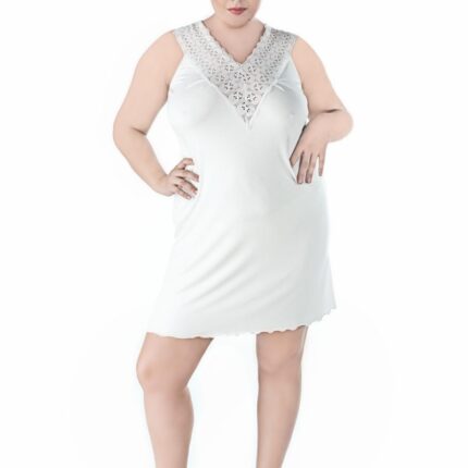 ecru Chemise SW/118 38/40 Andalea Sexy Work Kollektion