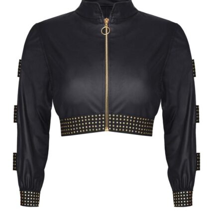 schwarzer kurze Damen Jacke CBMartha001 - L