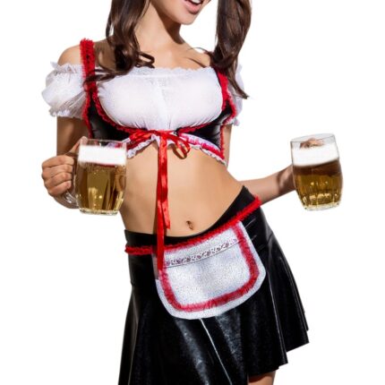 5teiliges Outfit Waitress Heidi L/XL von Hamana Dessous