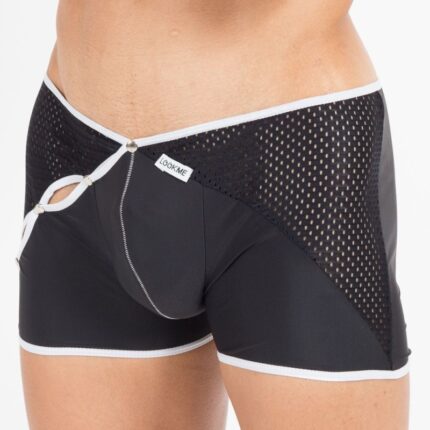 schwarz/weißer Herren-Boxer Mixing 43-67 von Look Me