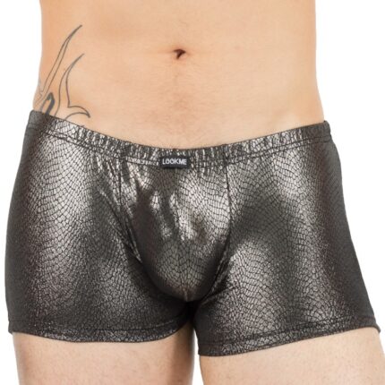 silberner Herren-Boxer Reptile 60-67 S von Look Me