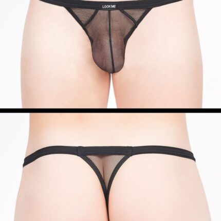 schwarzer String Malibu 2 92-57 von Look Me