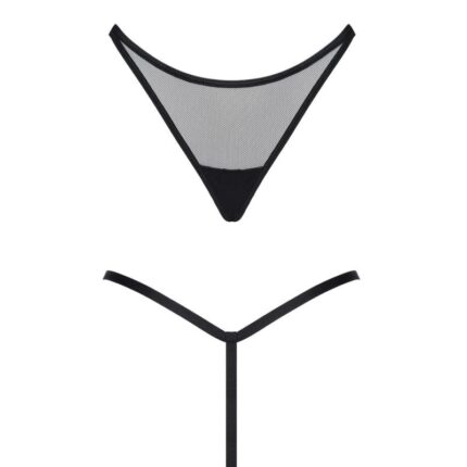 schwarzer String Tanga LXChelo001 - L