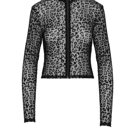 F289 Leopardenflock Top - L