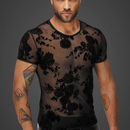 Flower Flock T-Shirt H073 von Noir Handmade Alpha Collection