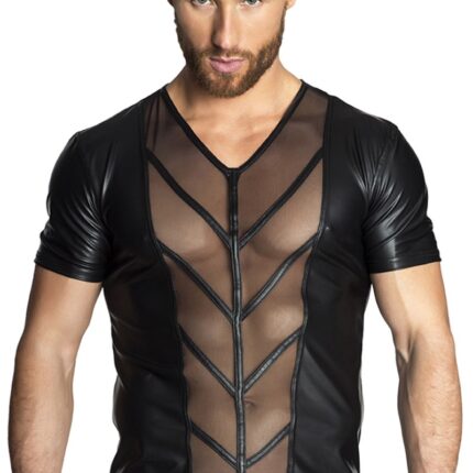 schwarzes Shirt H029 von Noir Handmade