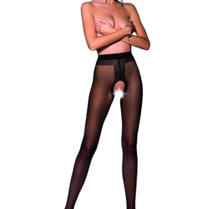 ouvert Strumpfhose TI OPEN 007 schwarz - 1/2