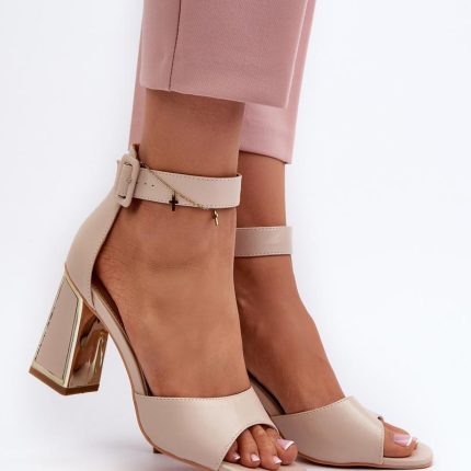 Sandalen mit Absatz model 197089 Step in style  (41)