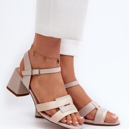 Sandalen mit Absatz model 197096 Step in style  (36)
