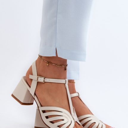 Sandalen mit Absatz model 198815 Step in style  (39)