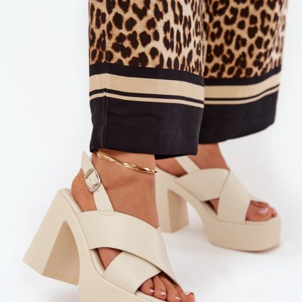 Sandalen mit Absatz model 210800 Step in style  (40)