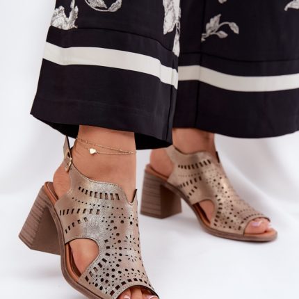 Sandalen mit Absatz model 211364 Step in style  (36)