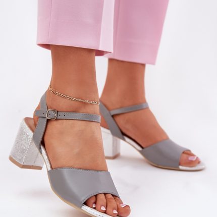 Sandalen mit Absatz model 213012 Step in style  (41)