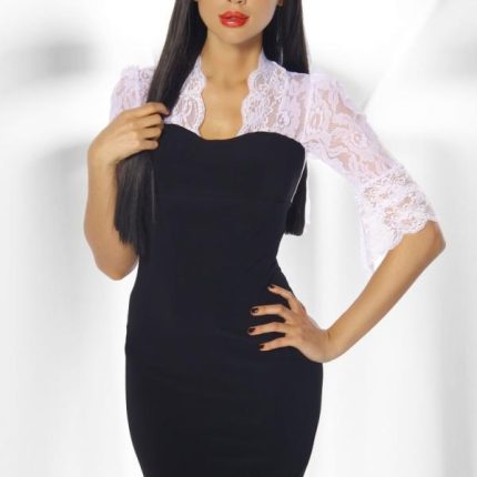 Minikleid mit Spitze S