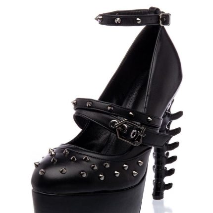 Plateu-Pumps mit Riemen  38