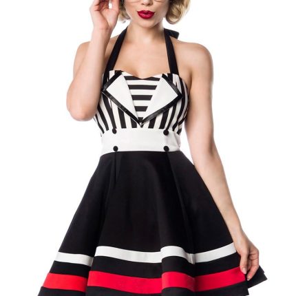 Neckholder-Kleid L