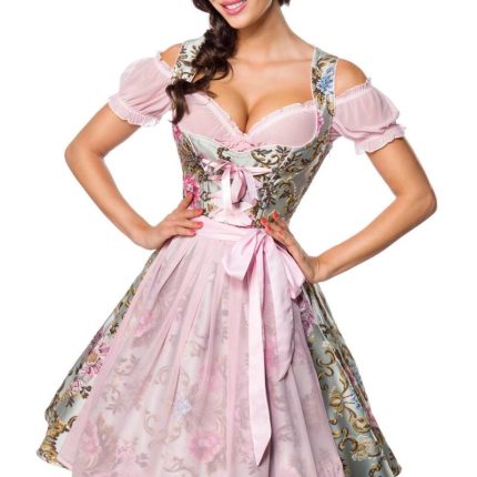 Premium Brokat-Dirndl inkl. Bluse L