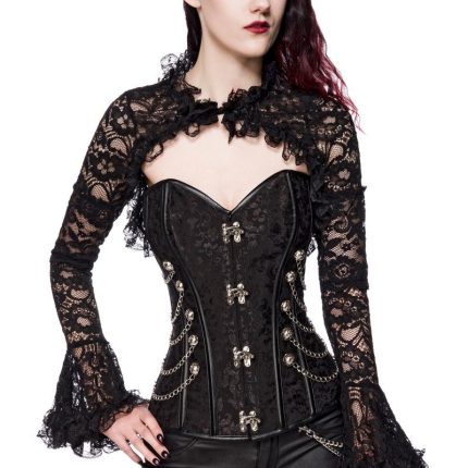 Gothic-Bolero aus Spitze 2XL