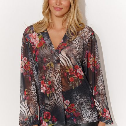 Bluse model 184382 Makadamia  (Universal)