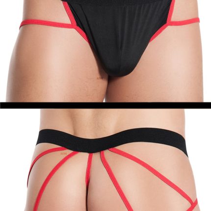 schwarz/roter Slip Bastien von MeSeduce