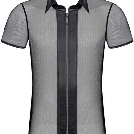 Herren Polo-Shirt RMUgo001 schwarz von Regnes Fetish Planet