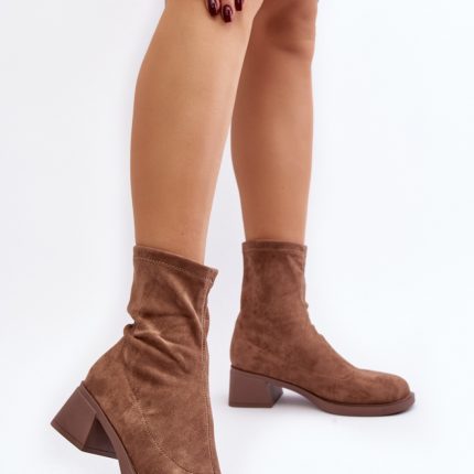 Stiefeletten mit Absatz - Größe 37