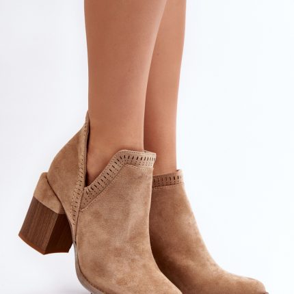 Stiefeletten mit Absatz - Größe 40
