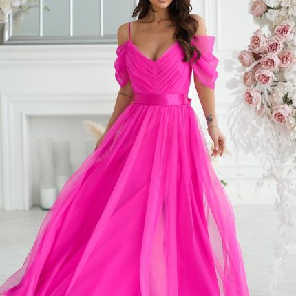 Langes Kleid Model 196094 Bicotone - Größe 34