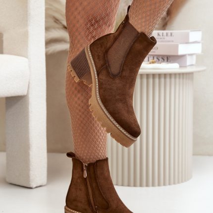 Stiefeletten mit Absatz Model 199293 - Größe 39
