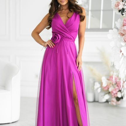 Langes Kleid Model 199325 Bicotone - Größe 34