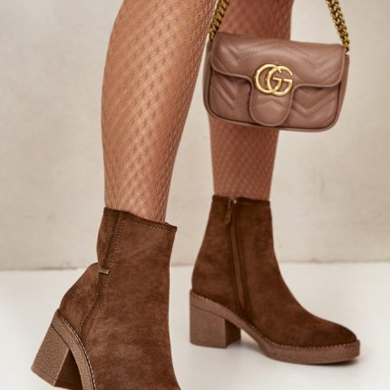 Stiefeletten mit Absatz Model 199394 - Größe 40