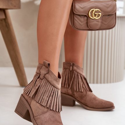 Stiefeletten mit Absatz - Größe 38