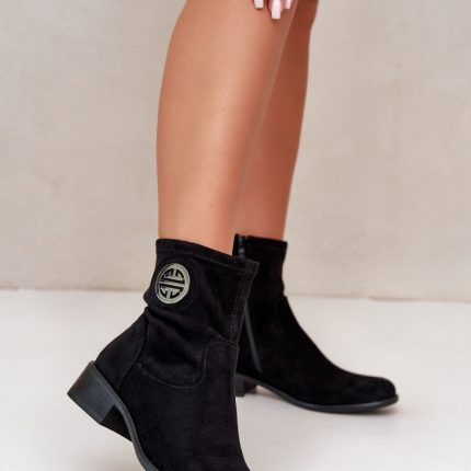 Stiefeletten mit Absatz - Größe 37